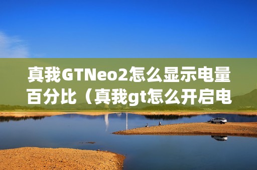 真我GTNeo2怎么显示电量百分比（真我gt怎么开启电池百分比）