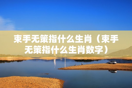 束手无策指什么生肖（束手无策指什么生肖数字）