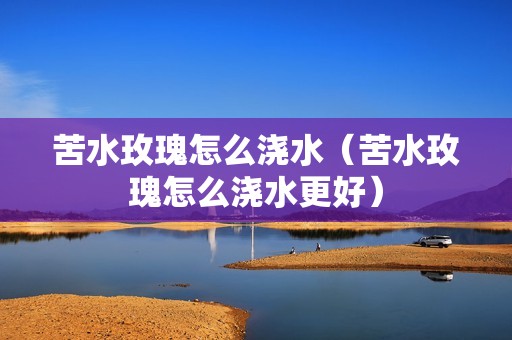 苦水玫瑰怎么浇水（苦水玫瑰怎么浇水更好）