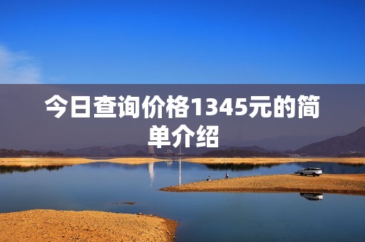 今日查询价格1345元的简单介绍