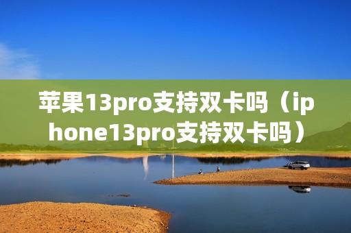 苹果13pro支持双卡吗（iphone13pro支持双卡吗）