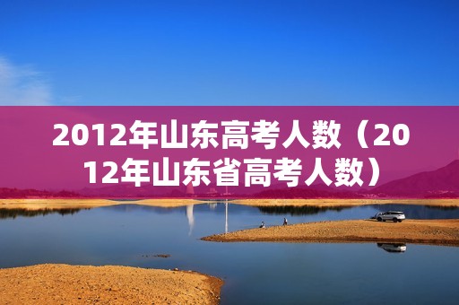 2012年山东高考人数（2012年山东省高考人数）