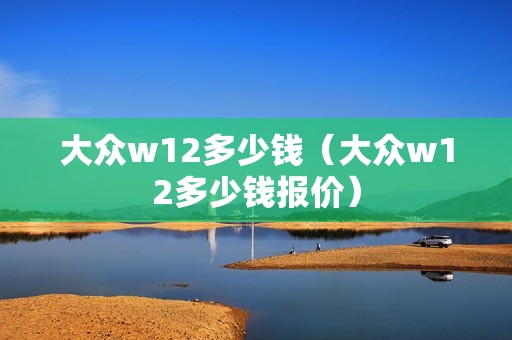 大众w12多少钱（大众w12多少钱报价）