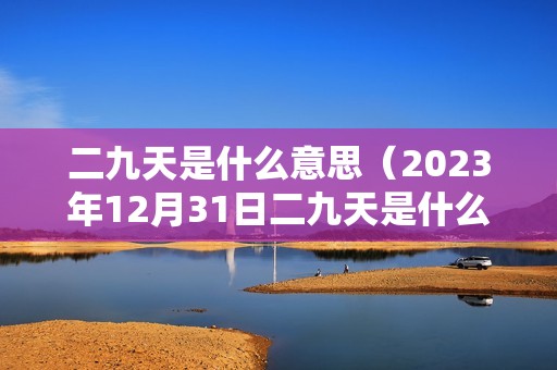 二九天是什么意思（2023年12月31日二九天是什么意思）